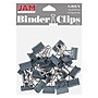 JAM Paper Colored Binder Clips, Small,  3/8" Capacity, Grey, 25/Pack (334BCGY)~#|#~sp93880938_sc7