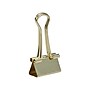 JAM Paper Colorful Small Binder Clips, 1" Capacity, Gold, 25 Clips/Pack (334BCGO)~#|#~sp93880955_sc7