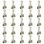 JAM Paper Colorful Small Binder Clips, 1" Capacity, Gold, 25 Clips/Pack (334BCGO)~#|#~sp93881003_sc7