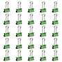 JAM Paper Colored Small Binder Clips, 3/8" Capacity, Green, 25/Pack (334BCGR)~#|#~sp93881013_sc7