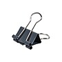 JAM Paper Colored Binder Clips, Small,  3/8" Capacity, Grey, 25/Pack (334BCGY)~#|#~sp93881015_sc7