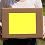 JAM Paper Shipping Labels, 8 1/2" x 11", Neon Yellow, 1 Label/Sheet, 10 Labels/Pack (337628611)~#|#~sp93881037_sc7
