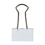 JAM Paper Colorful Small Binder Clips, 3/8" Capacity, White, 25/Pack (334BCWH)~#|#~sp93881077_sc7