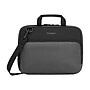 Targus Work-in Essentials 11.6" Polyester Laptop Bag, Black/Gray (TED006GL)~#|#~sp93892163_sc7