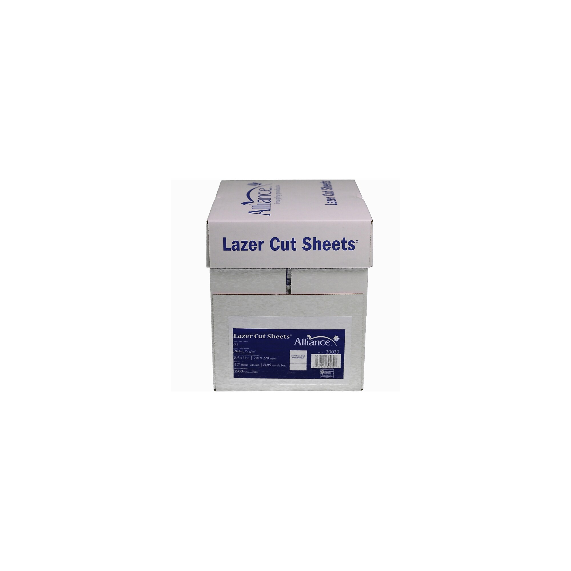 Alliance Lazer Cut 8.5″ x 11″ Printer Paper, 20 lbs., 92 Brightness, 500 Sheets/Ream, 5 Reams/Carton (30030-C) Simolary simolary.com 6