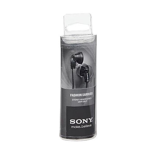 Sony MDRE9LP Lightweight Earbuds, Black at Staples