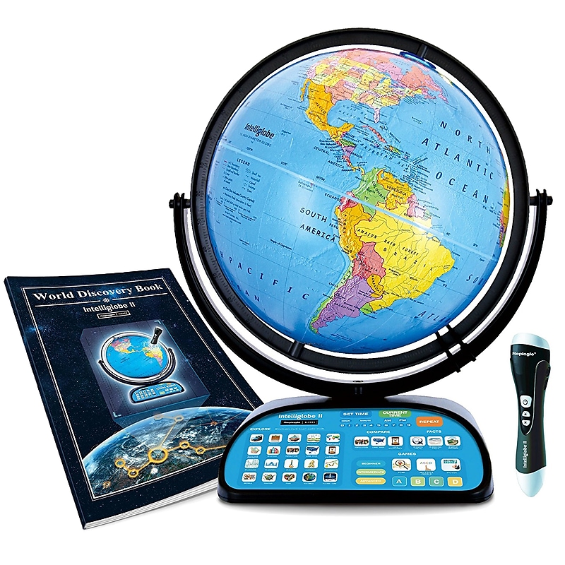 Replogle Globes Intelliglobe II 12" Dia. Deluxe Interactive Globe  (RE-39871) image 1