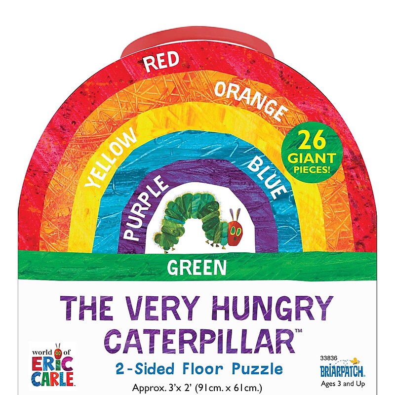 Briarpatch The World of Eric Carle The Very Hungry Caterpillar 2-Sided Floor Puzzle, Grades PreK + (UG-33836) image 1