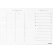 Russell+Hazel Notepad, 10" x 7", White, 80 Sheets/Pad, 1 Pad/Pack (51202)