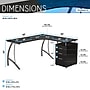 Techni Mobili Modern L-Shaped Computer Desk with File Cabinet, Espresso (RTA-4804L-ES)~#|#~sp94426030_sc7