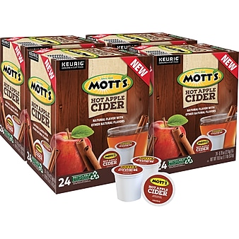 Mott's Apple Cider, Keurig® K-Cup® Pods, 96/Carton (386040CT)