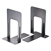 Officemate 9" Steel Bookend, Black, 2/Pack (OIC93051)