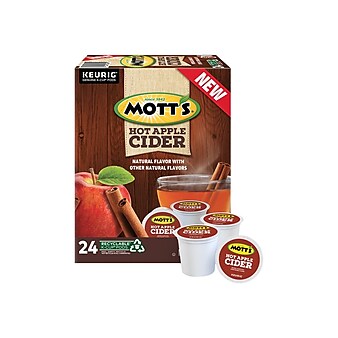 Mott's Hot Apple Cider Keurig® K-Cup® Pods, 24/Box (386040)