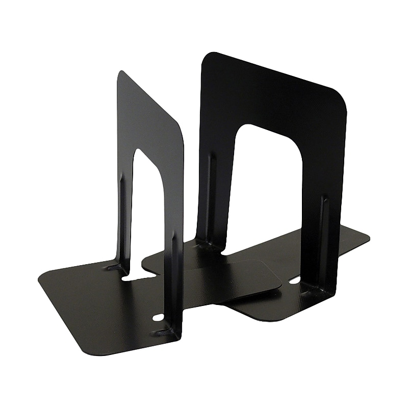 Officemate Steel Book Ends, 5"H, Black (OIC93001) image 1