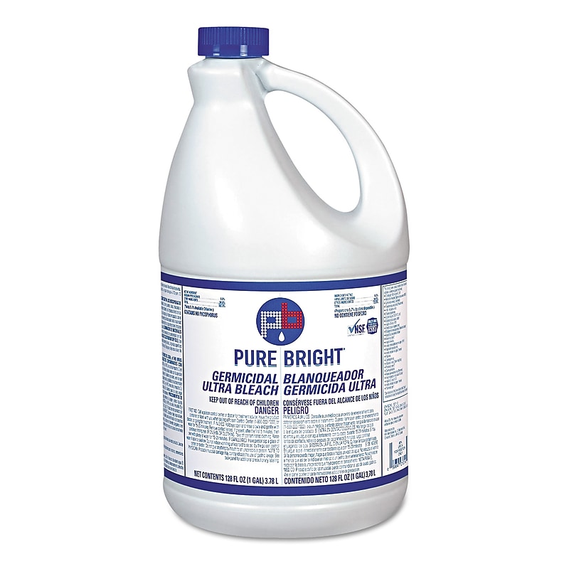Pure Bright Germicidal Ultra Bleach, 128 fl. oz., 6/Carton (KIKBLEACH6) image 1