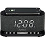 Jensen QICR-50 Dual Alarm Clock Radio with Wireless Qi Charging, Black~#|#~sp94609323_sc7