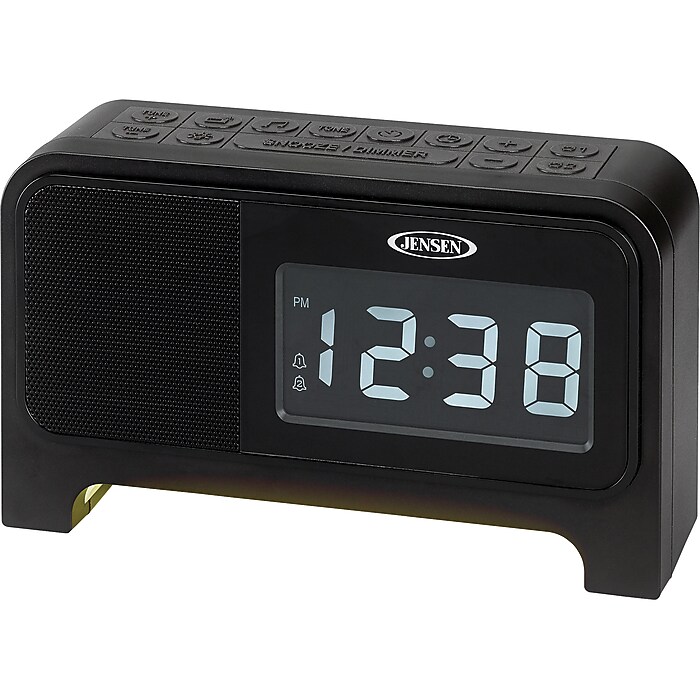 Radio-réveil Denver CRD-510 Noir - Radio DAB+/FM - Double Alarme - Port USB Pour Charge - Écran LCD Réglable