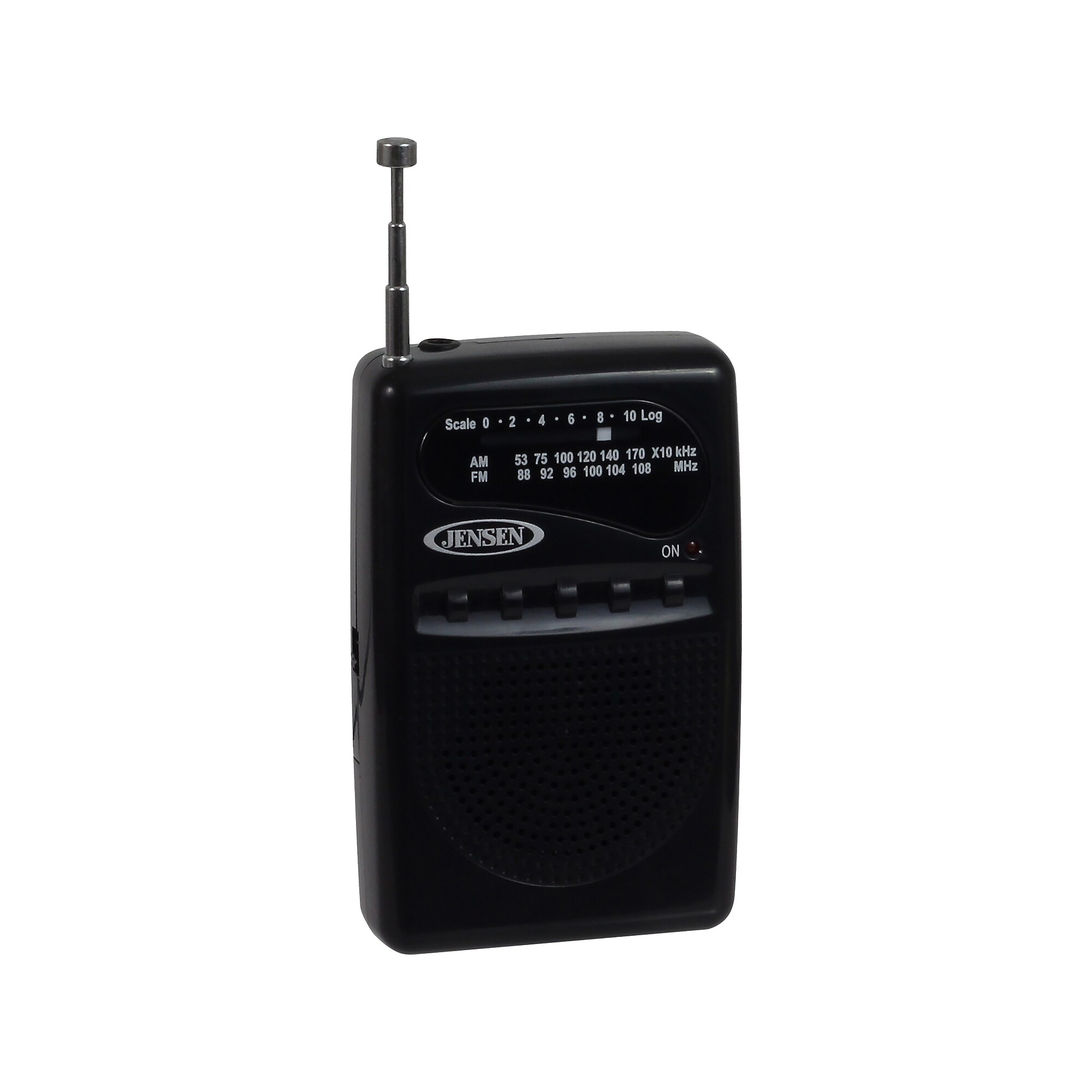 Jensen MR-80 AM/FM Pocket Radio, Black (MR-80) Sansujyuku sansujyuku.com