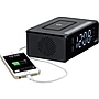 Jensen QICR-200 Dual Alarm Clock Radio with Wireless Qi Charging, Black (QICR-200)~#|#~sp94609352_sc7