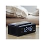 Jensen QICR-200 Dual Alarm Clock Radio with Wireless Qi Charging, Black (QICR-200)~#|#~sp94609353_sc7