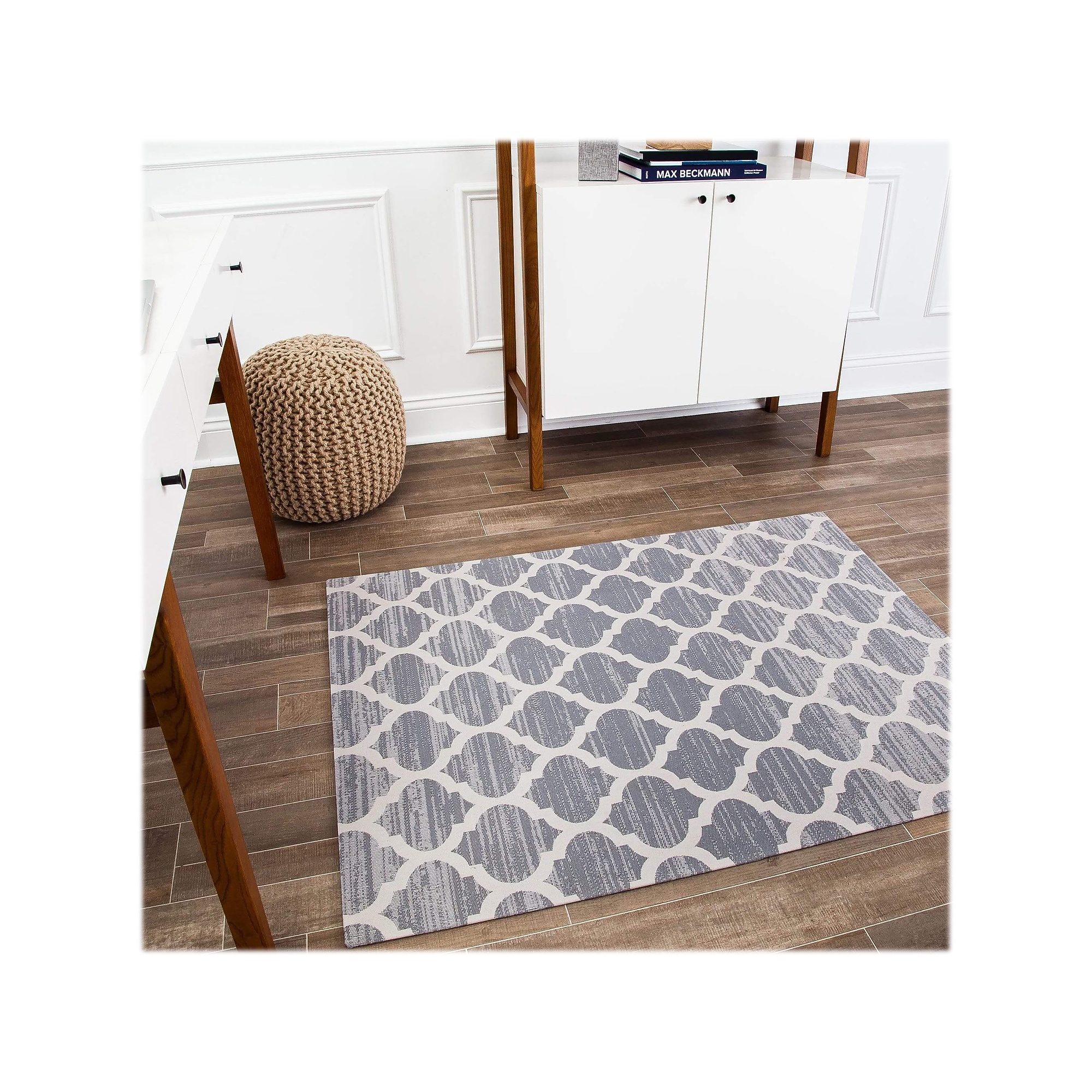 Anji Mountain Rug’d Mitte 36″ x 48″ Rectangular Chair Mat for All Surfaces, Polyvinyl Chloride (AMB9011D) Sansujyuku sansujyuku.com