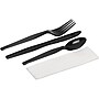 Dixie Individually Wrapped Polystyrene Cutlery Set, Heavy-Weight, Black, 250/Carton (CH56NC7)~#|#~sp94867840_sc7