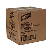 Dixie Pathways Paperboard Food Box, 2.75" x 7" x 4.5", White/Green/Brown, 250/Carton (960PATH)