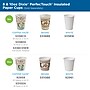 Dixie PerfecTouch Insulated Paper Hot Cups, 8 oz., Coffee Haze, 500/Carton (5338DX)~#|#~sp94905330_sc7