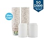 Dixie PerfecTouch WiseSize Insulated Paper Cup & Lid Combo, 10 oz., White, 50/Pack (5310COMBO600)~#|#~sp94905864_sc7