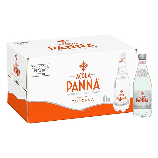 Acqua Panna Natural Spring Water, 16.9 fl oz. Plastic Bottles, 24