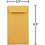 JAM Paper #7 Coin Envelope, 3 1/2" x 6 1/2", Brown Kraft, 25/Pack (95125)~#|#~sp95007328_sc7
