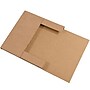 12 1/2" x 12 1/2" x 1" Easy-Fold Mailers, Kraft, 50/Bundle~#|#~sp95007405_sc7
