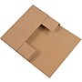 12 1/8" x 9 1/8" x 2"  Easy-Fold Mailers, Kraft, 50/Bundle (M2BKK)~#|#~sp95007439_sc7