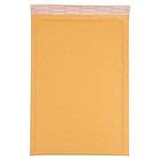 JAM PAPER Bubble Lite Padded Mailers, Size 3, 8 1/2" x 13", Brown Kraft, 25/Pack (1323268)