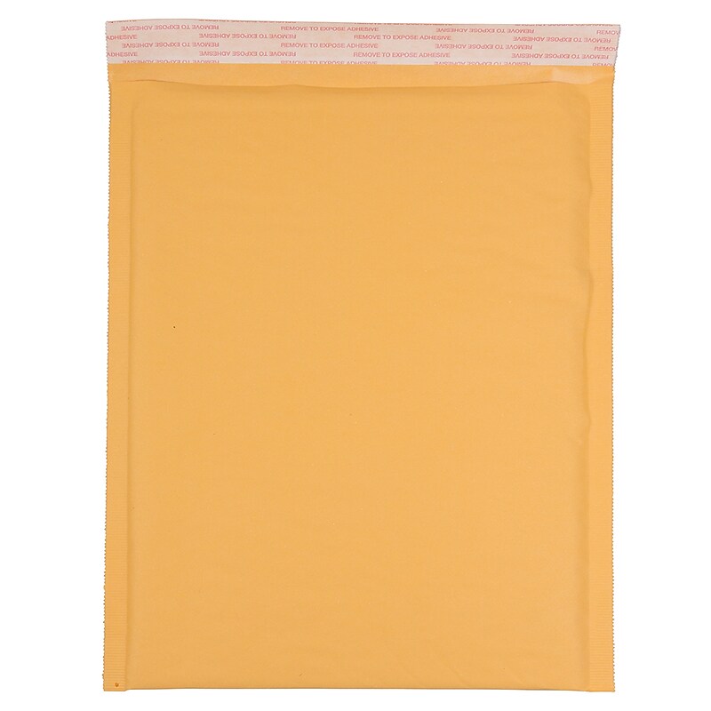 JAM PAPER Bubble Lite Padded Mailers, Size 7, 14 1/4 x 18 1/2- Brown Kraft, 100/Pack (GCST657H) image 1