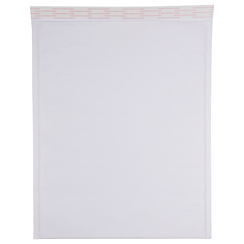JAM PAPER Bubble Lite Padded Mailers, Size 7, 14 1/4 x 18 1/2, White Kraft, 25/Pack (94606H) image 1