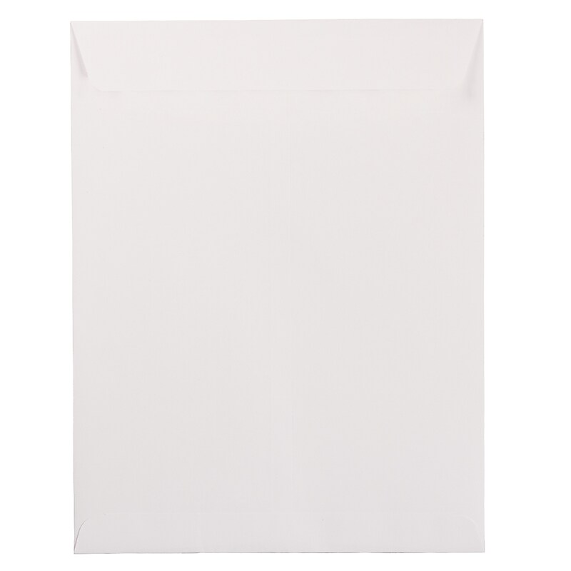 JAM PAPER Open End Catalog Envelopes, 10" x 13", White, 50/Pack (526SE4296) image 1