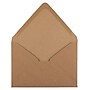 JAM PAPER A7 Kraft V-Flap Invitation Envelope, 5 1/4 x 7 1/4, Brown Kraft Paper Bag Recycled, 50/pack (3243667I)~#|#~sp95009070_sc7