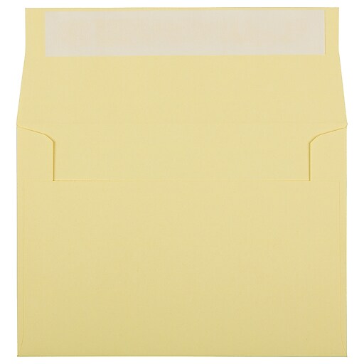 JAM PAPER A9 Colored Invitation Envelopes with Peel & Seal Closure, 5 3
