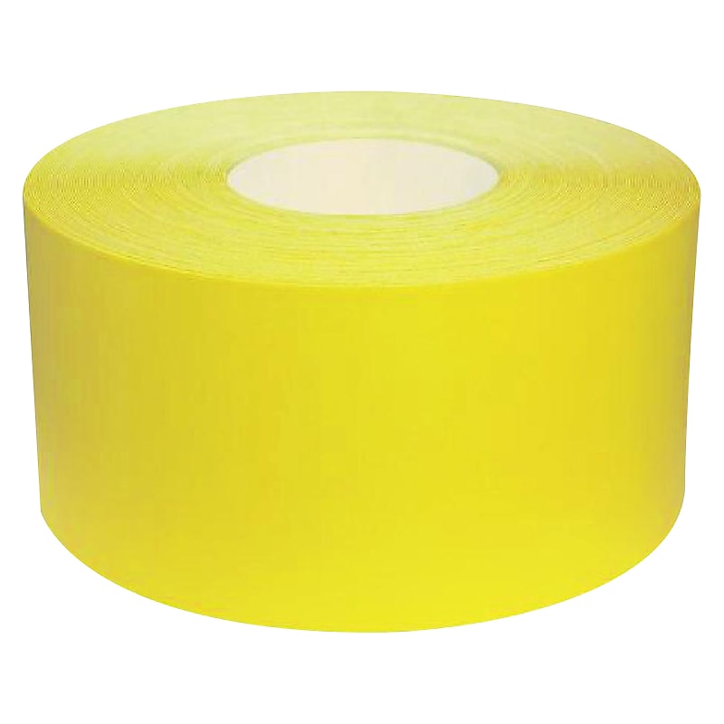 National Marker Safety Tape, 4" x 33.33 Yds., Yellow (DT4Y) image 1