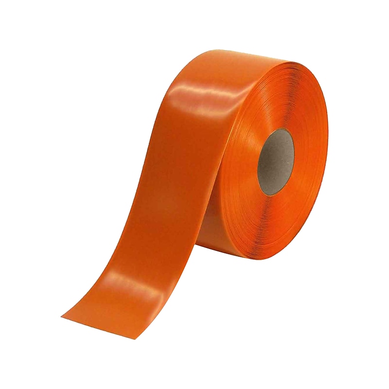 National Marker Aisle-Marking Tape, 4" x 33.33 Yds., Orange (HDT4OR) image 1