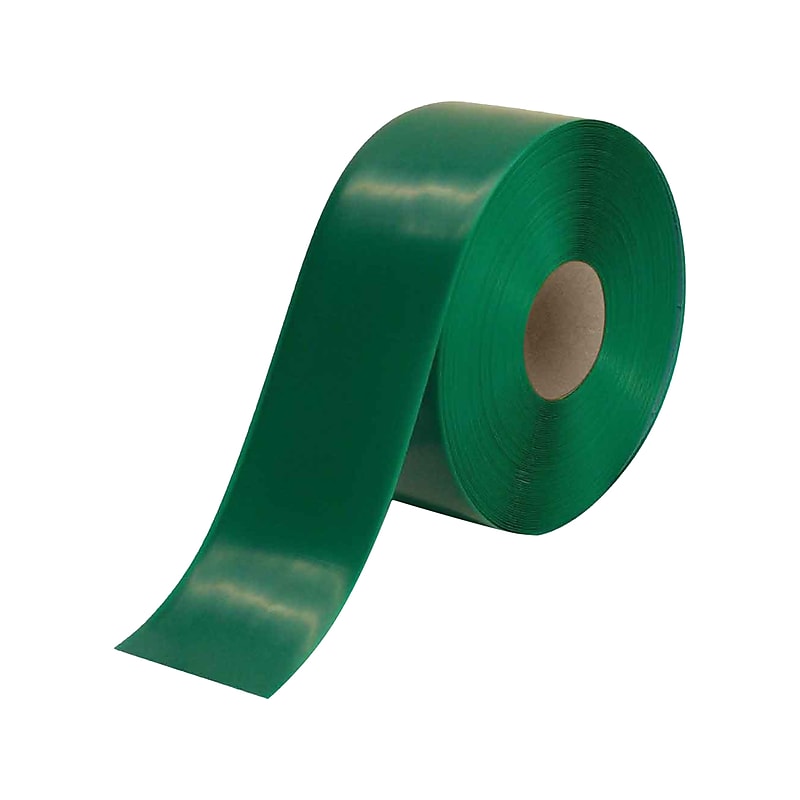 National Marker Aisle-Marking Tape, 4" x 33.33 Yds., Green (HDT4G) image 1