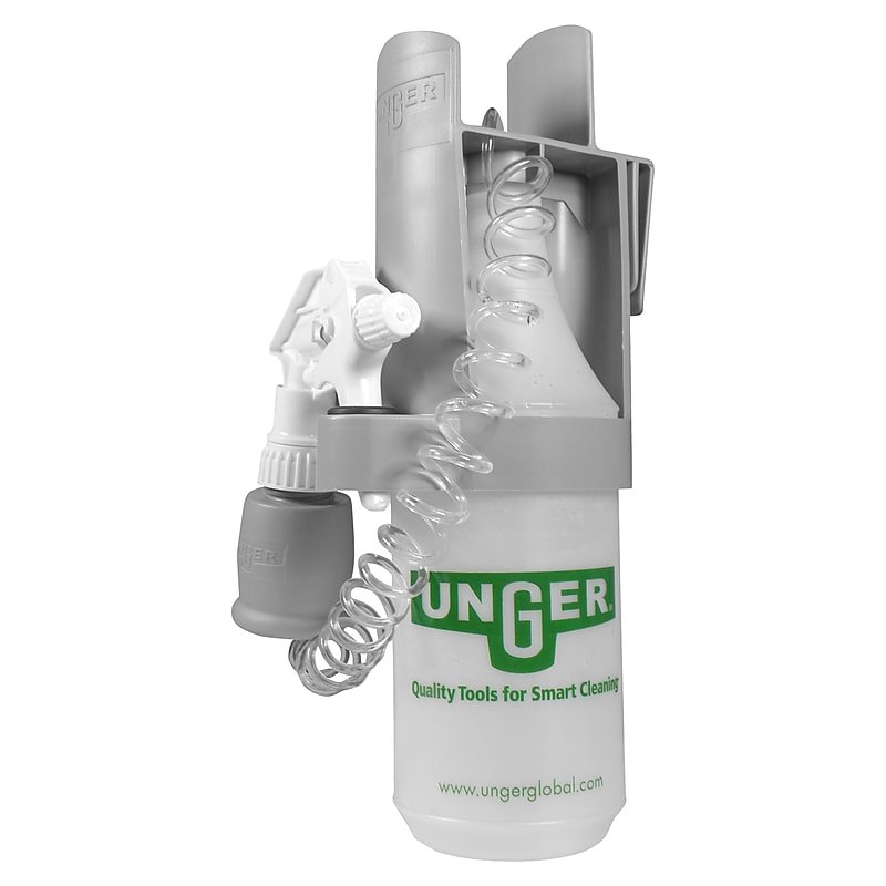 Unger 33.81 oz. Spray Bottle with Trigger, White/Gray (SOABG) image 1