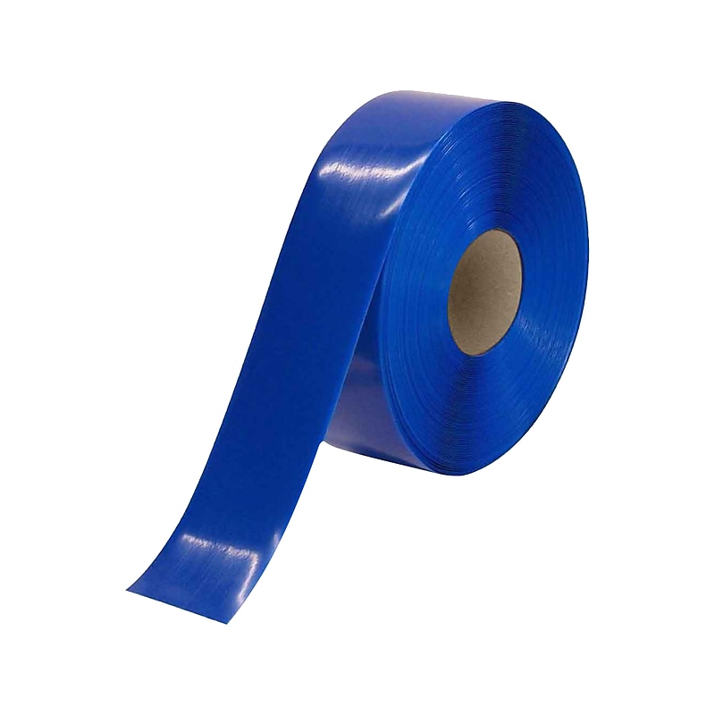 National Marker Safety Tape, 3" x 33.33 Yds., Blue (HDT3B) image 1