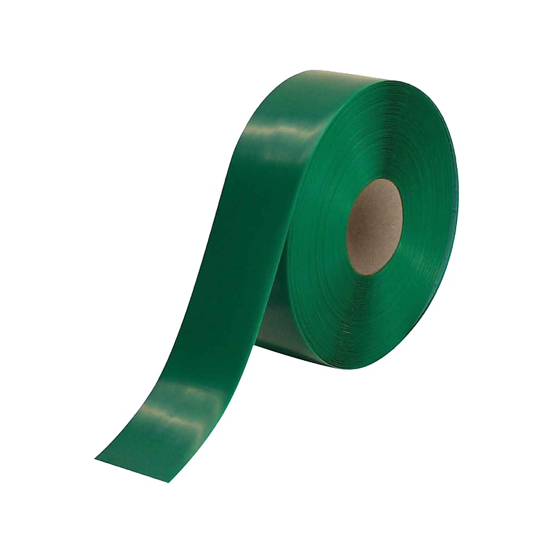 National Marker Safety Tape, 3" x 33.33 Yds., Green (HDT3G) image 1