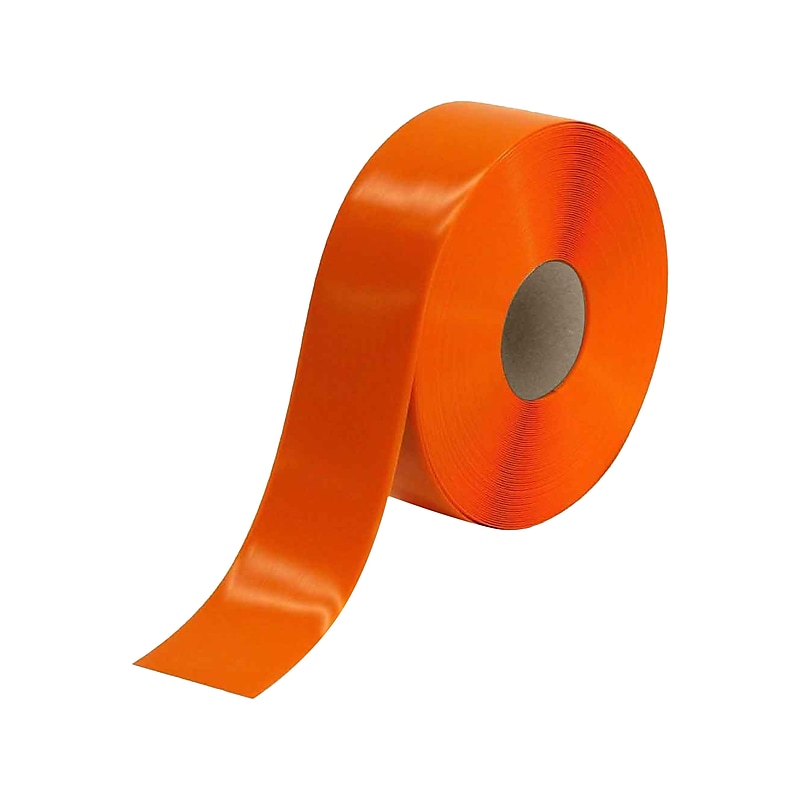 National Marker Safety Tape, 3" x 33.33 Yds., Orange (HDT3OR) image 1