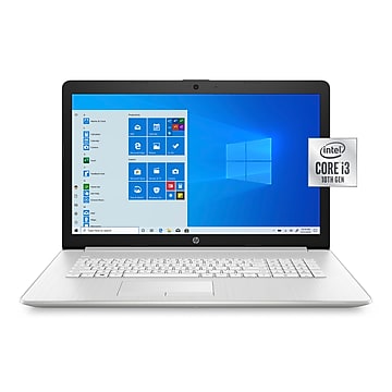 HP 17-by3063st 17.3″ Laptop, 10th Gen Core i3, 8GB RAM, 128GB SSD + 1TB HDD