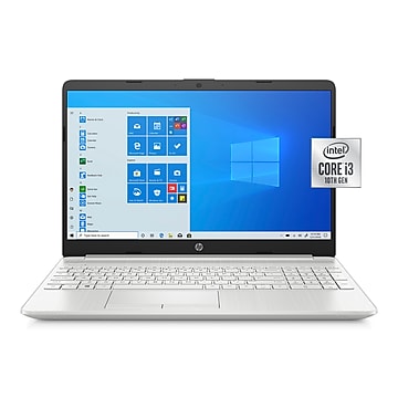 HP 15-dw2063st 15.6″ Laptop, 10th Gen Core i3, 8GB RAM, 128GB SSD