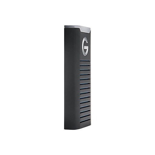 G Technology G Drive Mobile Ssd R Series 500gb External Hard Drive Black Silver 0g 1 At Staples