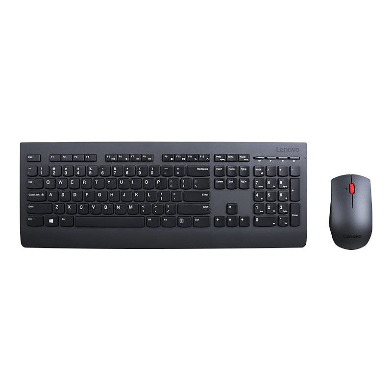 Lenovo Professional Combo Ergonomic Keyboard and Mouse, Black (4X30H56796) image 1